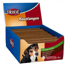 Ласощі для собак Trixie Паличка жувальна з куркою 50 шт 65 г (4011905317458)