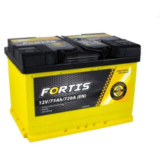 Акумулятор автомобільний FORTIS 75 Ah/12V низький Euro (FRT75-00L)