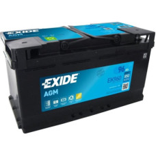 Акумулятор автомобільний EXIDE START-STOP AGM 96Ah Ев (-/+) (EK960)