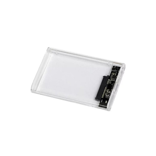 Кишеня зовнішня AgeStar 2.5", USB 3.2, 12.5 mm /15 mm HDD/SSD Transparent (3UB2P6 (Transparent))