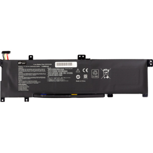 Акумулятор до ноутбука ASUS Vivobook A501LX (B31N1429) 11.4V 3400mAh PowerPlant (NB431564)