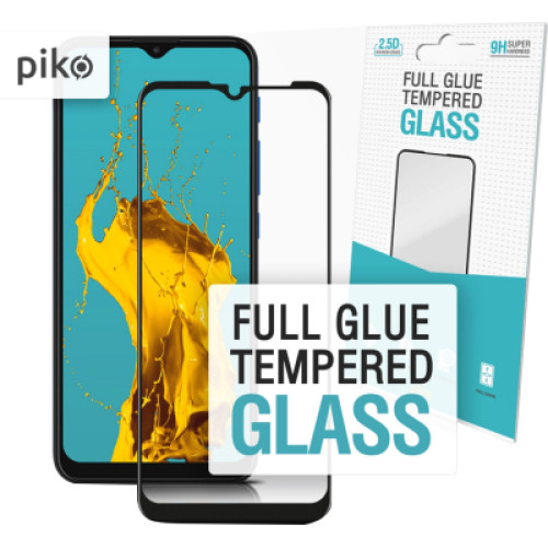 Скло захисне Piko Full Glue MOTO E7 Plus (1283126512773)