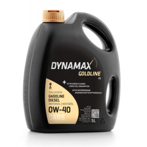 Моторна олива DYNAMAX GOLDLINE FS 0W40 4л (502732)