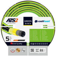 Шланг для поливу Cellfast GREEN ATS, 3/4", 25м, 5 шарів, до 30 Бар, -20…+60°C (15-120)