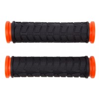 Гріпси Bravvos L122 мм FL-424 Black/Orange (GRI-332)