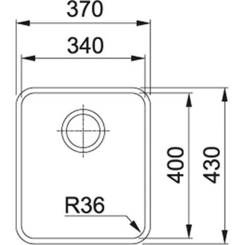 Мийка кухонна Franke Aton ANX 110-34 /122.0204.647