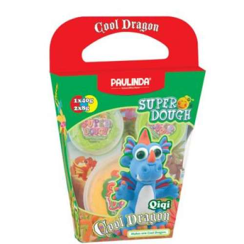 Набір для творчості Paulinda Super Dough Cool Dragon Дракон голубой (PL-081378-14)