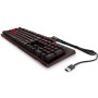 Клавіатура HP OMEN Encoder USB CHERRY MX Brown (6YW75AA)