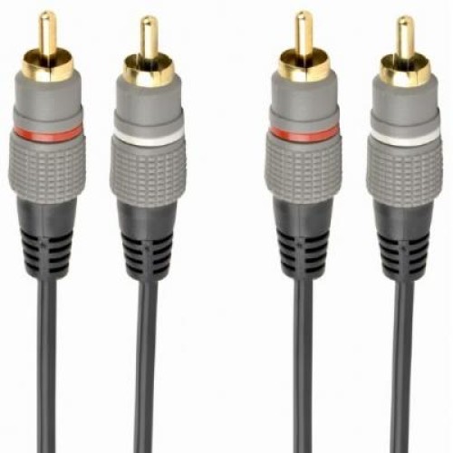 Кабель мультимедійний 2RCA to 2RCA 1.5m Cablexpert (CCAP-202-1.5M)