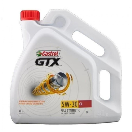 Моторна олива Castrol GTX 5W-30 C4 4л (CS 5W30 GTX C4 4L)