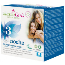 Гігієнічні прокладки Masmi Girl ультратонкі для підлітків розмір 3 10 шт. (8432984001643)