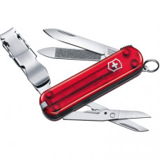 Ніж Victorinox NailClip 580 Transparent Red (0.6463.T)