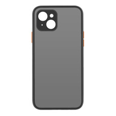 Чохол до мобільного телефона MakeFuture Apple iPhone 13 Frame (Matte PC+TPU) Black (MCMF-AI13BK)