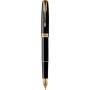 Ручка пір'яна Parker SONNET 17 Black Lacquer GT  FP F (86 015)