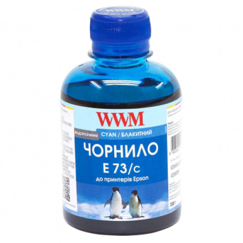 Чорнило WWM EPSON CX3700/TX119/TX419 Cyan (E73/C)