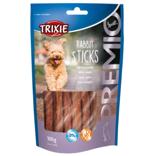 Ласощі для собак Trixie Premio Rabbit Sticks кролик 100 г (4011905317090)