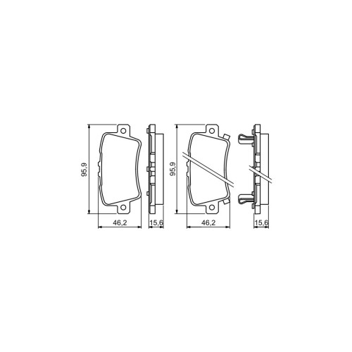 Гальмівні колодки Bosch 0 986 494 249