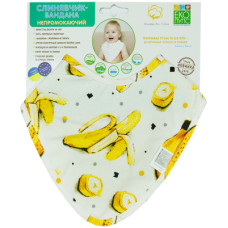 Слинявчик Еко Пупс Eco Cotton бандана 21x30 (банани) (BEC-017)
