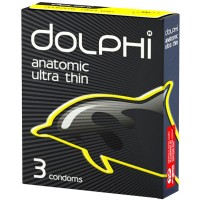 Презервативи Dolphi Anatomic Ultra Thin 3 шт. (4820144770531)