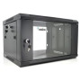 Шафа настінна Merlion 6U 19" 600*600*367 (Ш*Г*В)мм, black (Ml3-6606 / 23525)