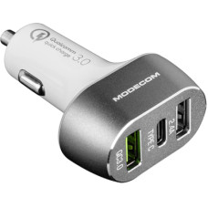 Зарядний пристрій Modecom 3xUSB 2.4A QC3.0+USB+Type C Port CU2C1-07 (ZT-MC-CU2C1-07)