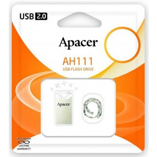 USB флеш накопичувач Apacer 64GB AH111 Crystal USB 2.0 (AP64GAH111CR-1)