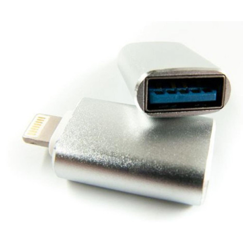 Перехідник OTG USB - Lightning grey Dengos (ADP-016)