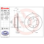 Гальмівний диск Brembo 09.A634.10