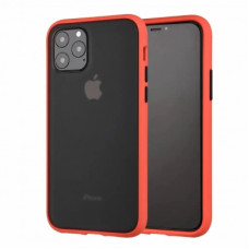 Чохол до мобільного телефона MakeFuture Apple iPhone 11 Pro Frame (Matte PC+TPU) Red (MCMF-AI11PRD)