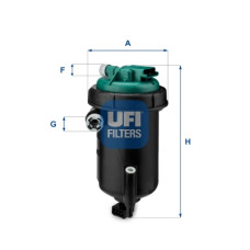 Фільтр паливний UFI 55.148.00