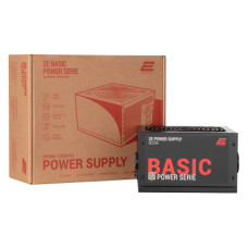 Блок живлення 2E BASIC POWER (600W), 80, 120mm, 1xMB 24pin(20+4), 1xCPU 8pin(4+4), 3xMolex, 4xSATA, 2xPCIe 8pin( (2E-BP600-120APFC)