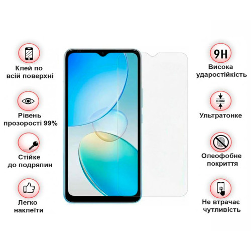 Скло захисне BeCover Infinix Hot 12і (X665B) 3D Crystal Clear Glass (708539)