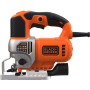 Електролобзик Black&Decker 50 Вт, 1000 - 3100 хід/хв, 2.2 кг, кейс (BES610K)