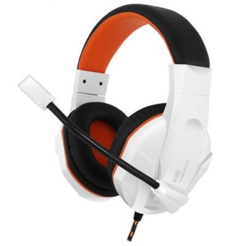 Навушники Gemix N20 White-Black-Orange Gaming