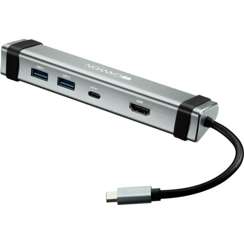 Концентратор Canyon USB Type-C to Type-C PD + 2*USB3.0 + HDMI 4K/30fps (CNS-TDS03DG)