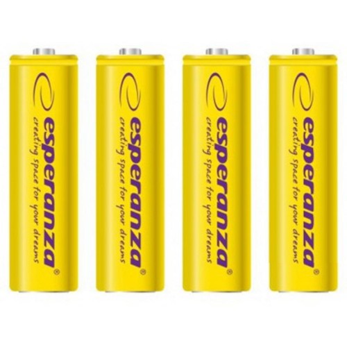 Акумулятор Esperanza AA 2000mAh Ni-MH * 4 yellow (EZA104Y)