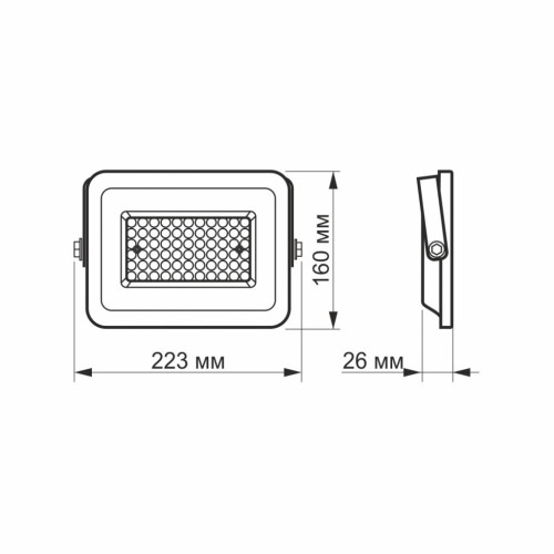 Прожектор Videx LED  50W 5000K 220V (VL-F2e-505W)