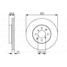 Гальмівний диск Bosch 0 986 479 R80