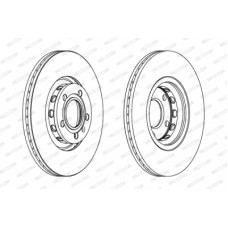 Гальмівний диск FERODO DDF1707