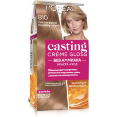 Фарба для волосся L'Oreal Paris Casting Creme Gloss 810-Світло-русявий перламутровий 120 мл (3600521119617)