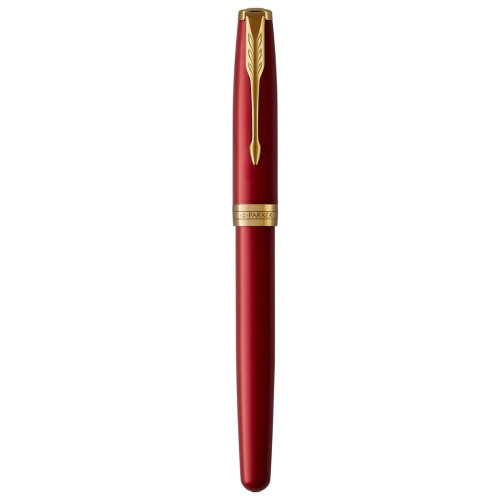 Ручка пір'яна Parker SONNET 17 Intense Red GT  FP F (86 215)