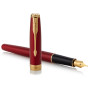 Ручка пір'яна Parker SONNET 17 Intense Red GT  FP F (86 215)