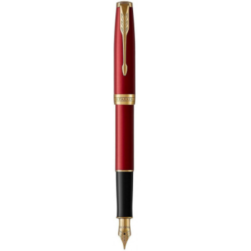 Ручка пір'яна Parker SONNET 17 Intense Red GT  FP F (86 215)