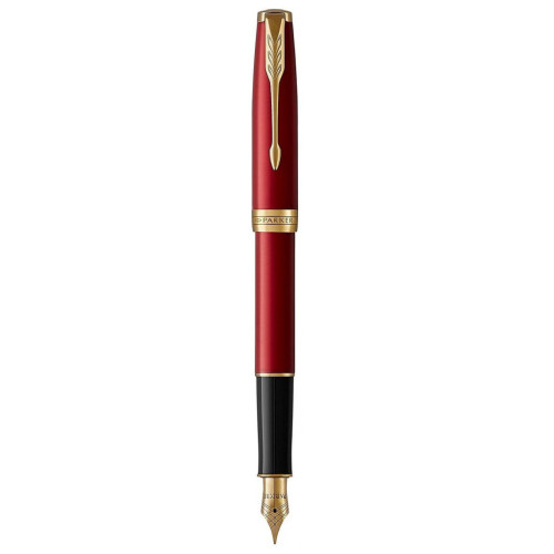 Ручка пір'яна Parker SONNET 17 Intense Red GT  FP F (86 215)