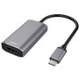 Перехідник USB-C to HDMI 2.1, 0.21m, space grey 2E (2E-W1409)