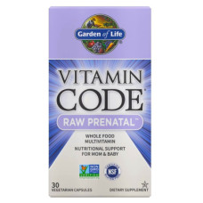 Вітамін Garden of Life Сирі вітаміни для вагітних, RAW Prenatal, Vitamin Code, 30 в (GOL11589)