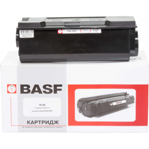 Тонер-картридж BASF Kyocera Mita FS-1800/1900/3800, 37027060/Black (KT-TK60)