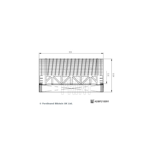 Фільтр масляний Blue Print ADBP210091