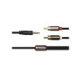 Кабель мультимедійний 3.5 mm Stereo Plug - 2*RCA, 1 m PowerPlant (CA912834)