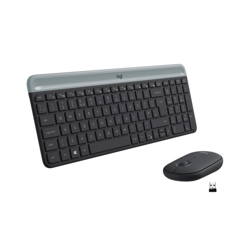 Комплект Logitech MK470 Slim Wireless UA Graphite (920-009204)